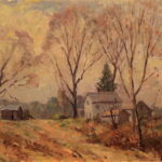 EN22_E_North_Farm in early fall_24w x 20h – not signed