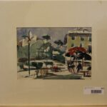 CJ7 – Portofino Piazza Portofino Italy – 8oz – watercolor – 9w x 6h – 188